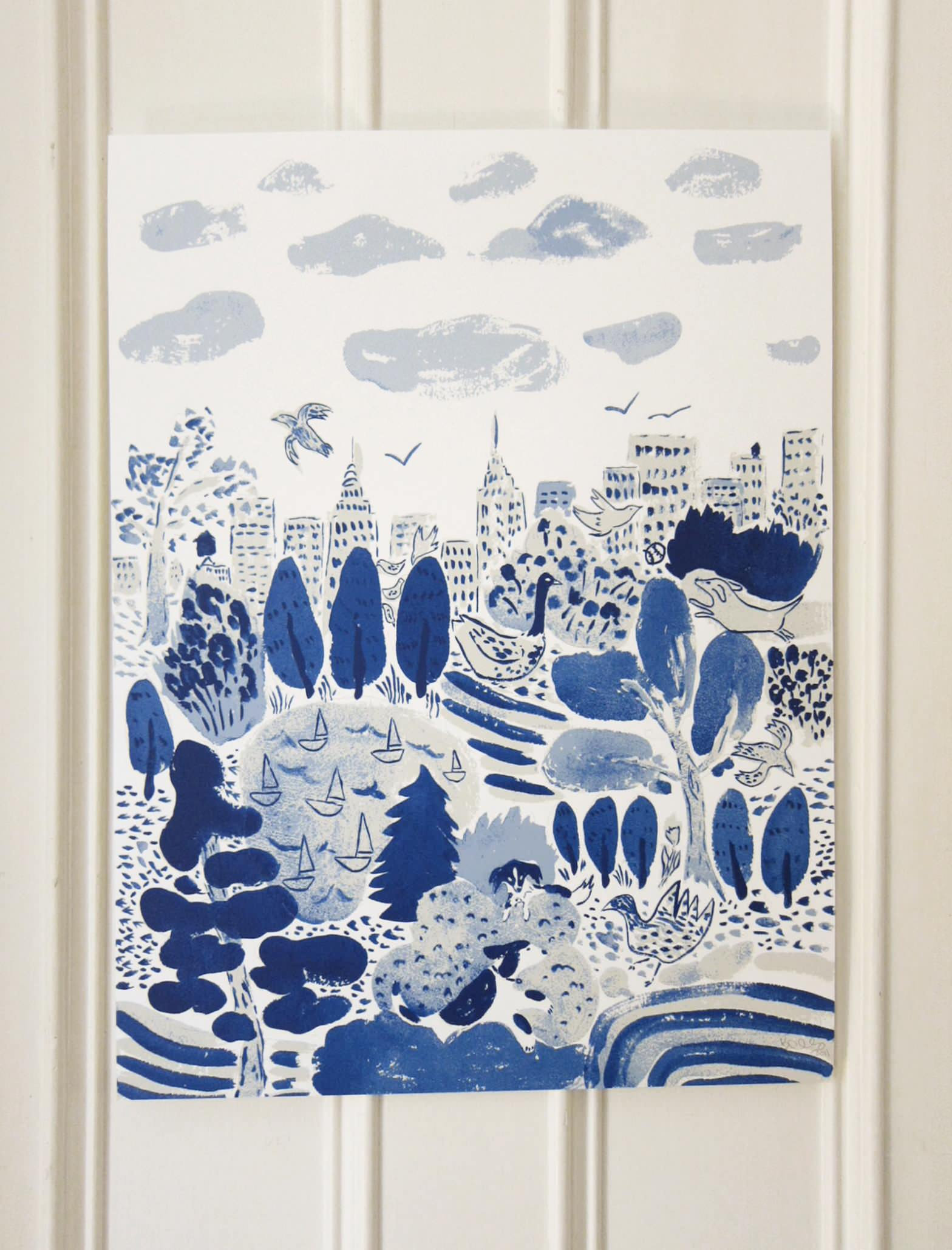 "Central Park" Print by Bella Foster