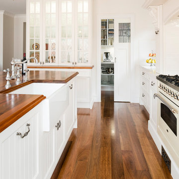 Provincial Kitchen With Mouthwatering Butler's Pantry