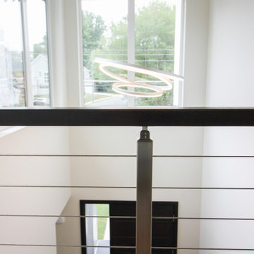 Project #70 | Open-Riser Staircase with Cable Railing