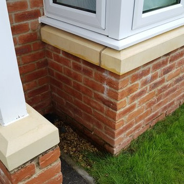 Dirty Bath Stone Cill’s Deep Cleained in Cardiff