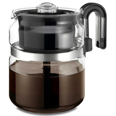 Medelco Glass Stovetop Percolator, 8-Cup