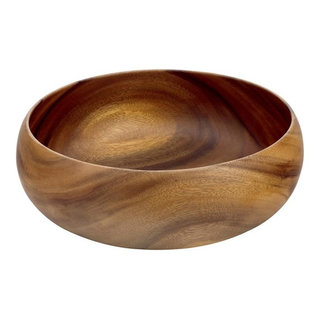 Salad / Serving Bowl, Acacia Wood, 7-Piece Set, 12, Calabash Collection