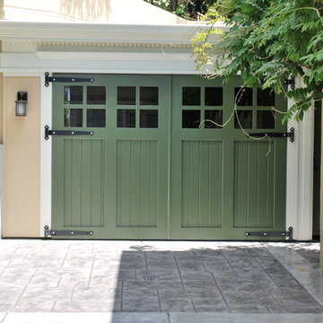 Carriage Doors adorn a Newly Constructed Garage - Berkeley, CA
