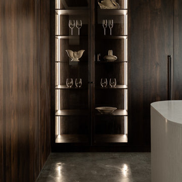 Rowson Show Kitchen - Beam Oak Smoked