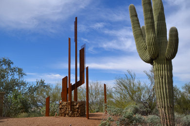 Example of a trendy exterior home design in Phoenix