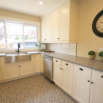 Caesarstone Stone Grey Kitchen
