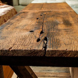 Reclaimed Oak and Chestnut Coffee Table - Living Room Furniture