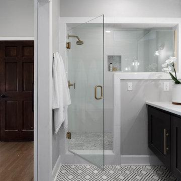 guest bedroom + bath
