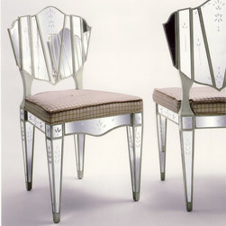 Lewiston Suite Mirrored Chair - Art | Harrison Collection - Armchairs And Accent Chairs