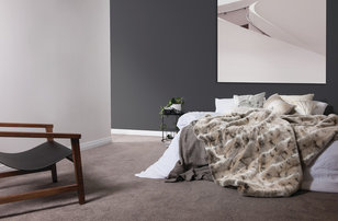 Photo of a country bedroom in Geelong.