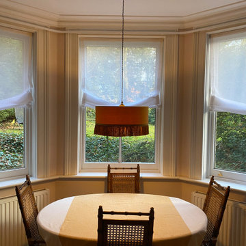 Created 3 European relaxed roman Blinds