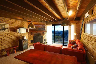 Photo of a country living room in Melbourne.