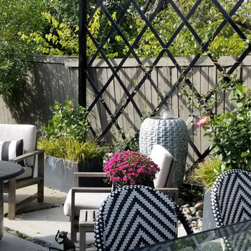 From Narrow Unused Yard to Stylish Outdoor Relaxation!