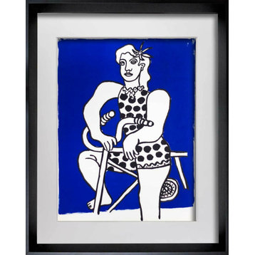 Fernand LEGER Limited Edition ORIGINAL Lithograph, 1950's Le Cirque *Cyclist