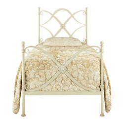 St. Lucia White Twin Bed - Beds