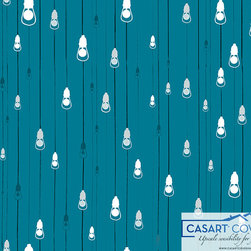 Light Rain Pattern / Starlight Colorway Removable Wallpaper - Wallpaper