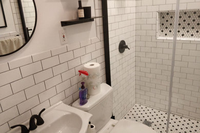 Full Bathroom Tub to Shower Update