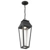 Brookline LED Outdoor Hanging Lantern, Matte Black