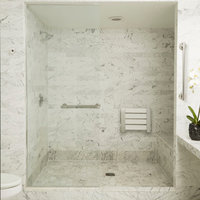 Coronado Oval Designer Shower Grab Bar, Polished, 12"