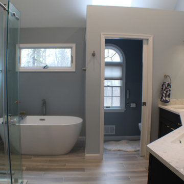 Belle Mead Master Bath Reno, Addition of en-suite bath