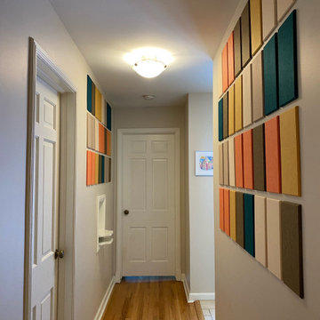 Using Felt Tiles to Personalize your Entryway