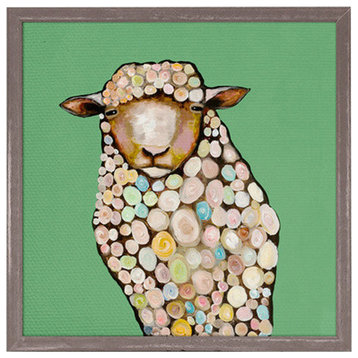 "Sheep" Mini Framed Canvas by Eli Halpin