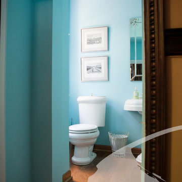 Blue Magic Powder Room
