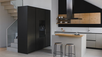 Cocina abierta en ático.