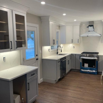 Kitchen Countertops & Full Height Backsplash