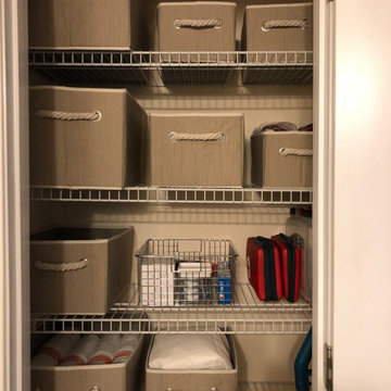 Organized Linen Closet
