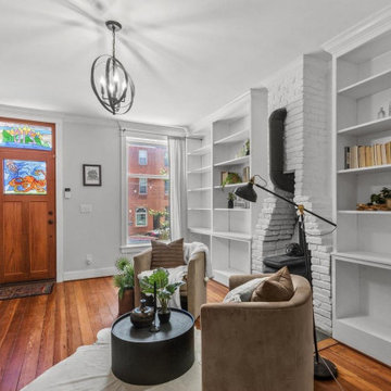 City rowhome remodel with new addition