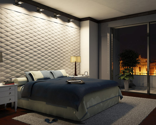 Rivestimento parete camera da letto con Pannello 3D BERNA Rivestimento parete camera da letto con Pannello 3D BERNA