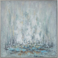 Ghost Ship Hand Painted Art, Natural