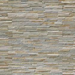Golden Honey Pencil Ledger Panels - Wall Stone - Siding And Stone Veneer