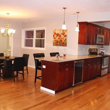 D8 Merlot kitchen cabinets in Pensacola Fl
