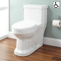 CRANDON SIPHONIC ONE-PIECE ELONGATED TOILET - Toilets