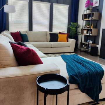 Modern Jewel Toned Home