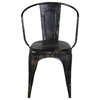 Miller Metal Chair, Black