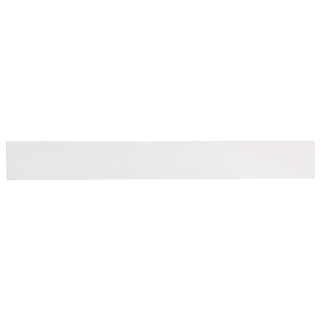 Elegant Decor Bathroom Vanity Backsplash Ivory White