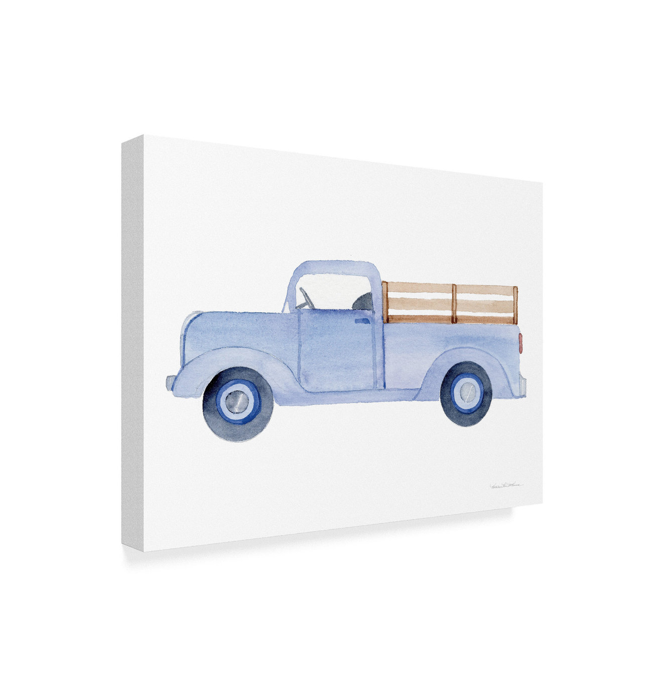 Kathleen Parr Mckenna 'Life On The Farm Truck Element' Canvas Art, 18 ...