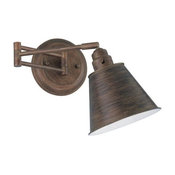 Lite Source Hancock Light Bronze Swing Arm Wall Light