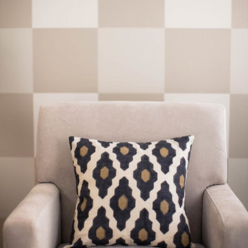 FrogTape Checkerboard Living Room