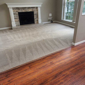 Move Out Carpet Cleaning Up Stairs and Down Stairs After the House was Sold Loca