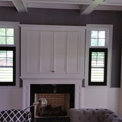 Black Plantation Shutters - Interior Shutters