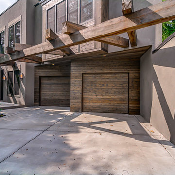 Cedar Clad Garage Doors
