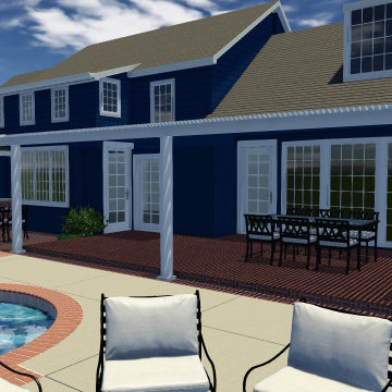 Colonia Revival Traditional Garden Theme