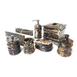Marble Bathroom Accessory Sets offered by Nature Home Decor. - Bathroom Accessory Sets