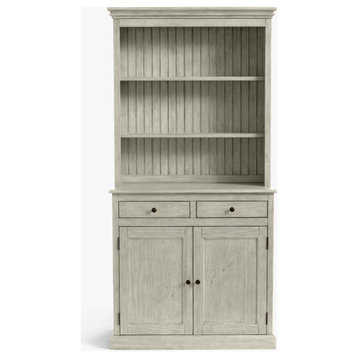Traditional Dining Hutch With Buffet, Concord Cherry