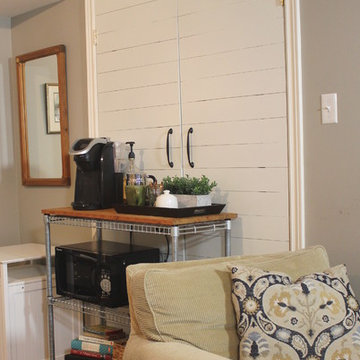 Coffee Station with Shiplap Doors