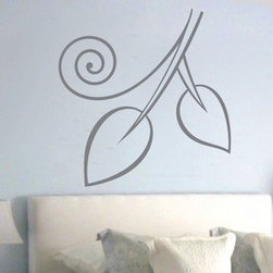 Elegant Leaves - Wall Decals